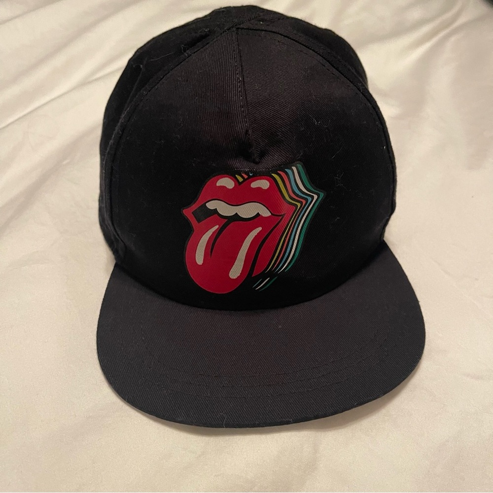 Toddler Black Rolling Stones Hat